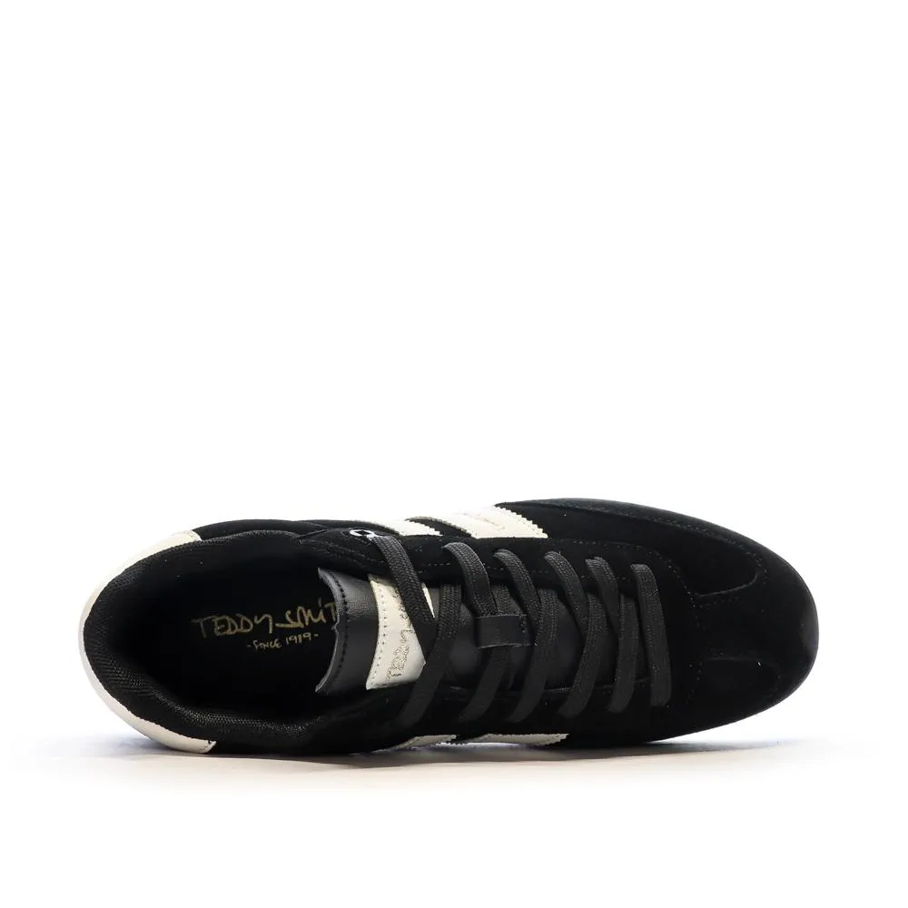 Baskets Noires/Blanches Homme Teddy Smith White Suede