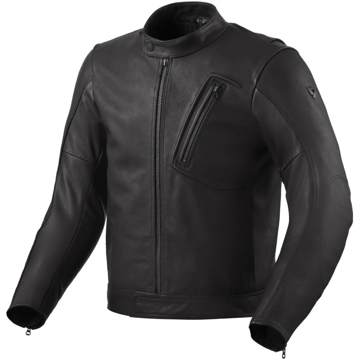 Blouson Rev'It Huxley Noir - Blouson Moto Cuir