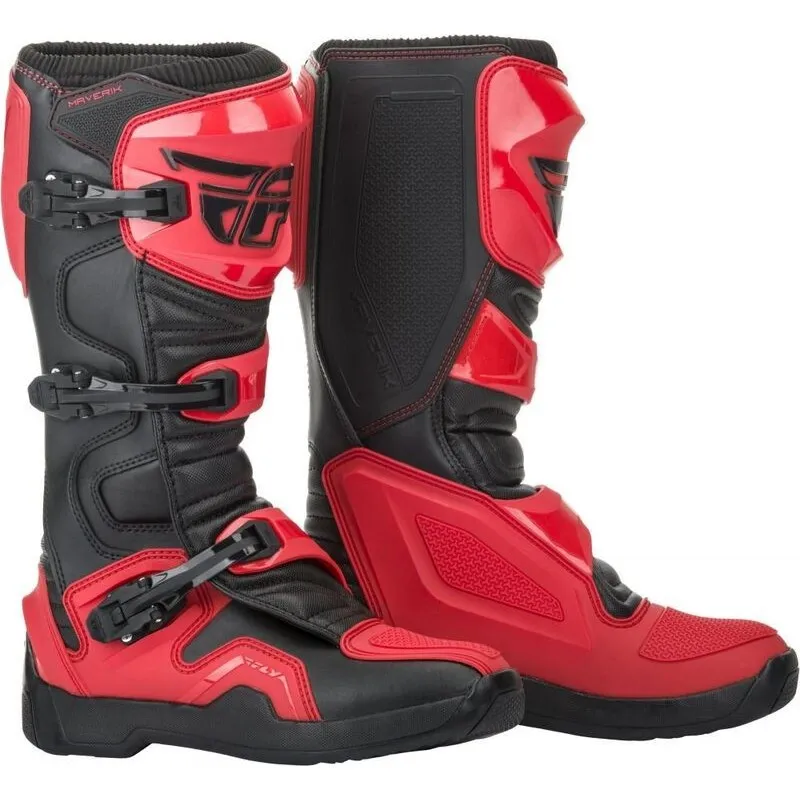 Bottes FLY RACING Maverik Enfant - rouge - piecemotoquad