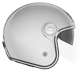Casque Nox Premium Heritage argent, Jet ECE 22 06