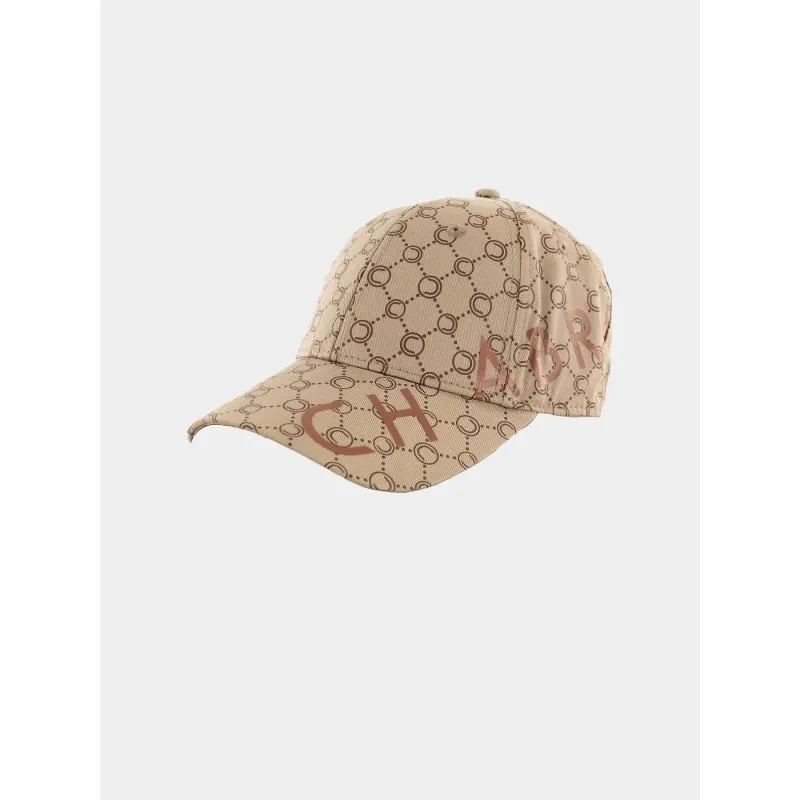 Casquette logo icone beige marron homme - Chabrand | wimod