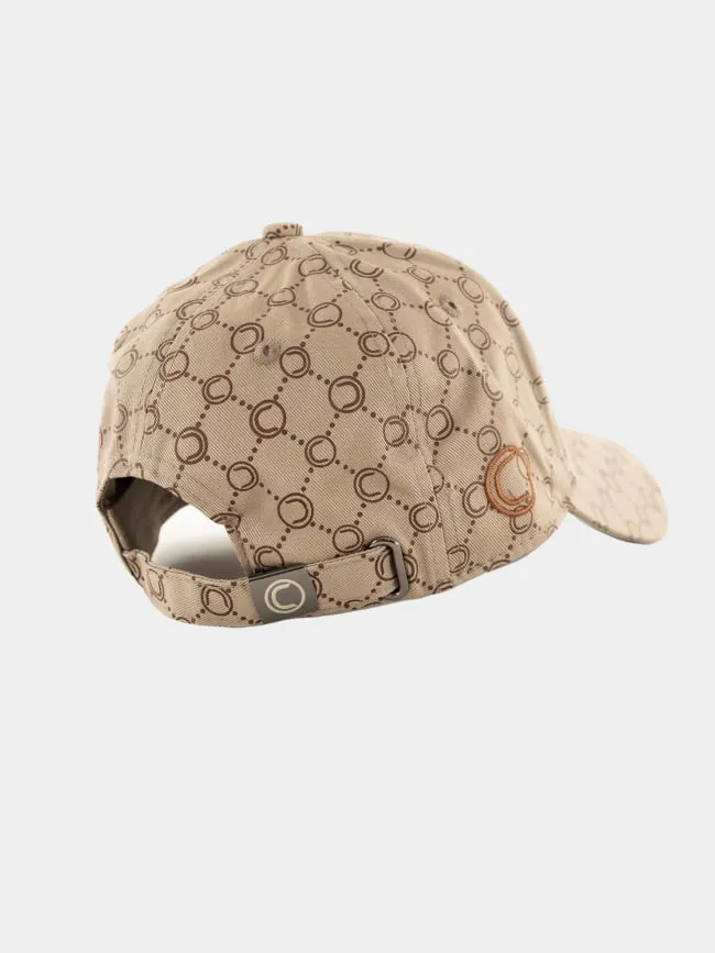 Casquette logo icone beige marron homme - Chabrand | wimod