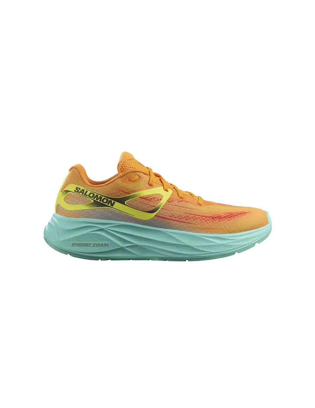 Chaussures de running Salomon Aero Glide Zinna / Cockatoo / Safety Yellow Chaussures Hommes