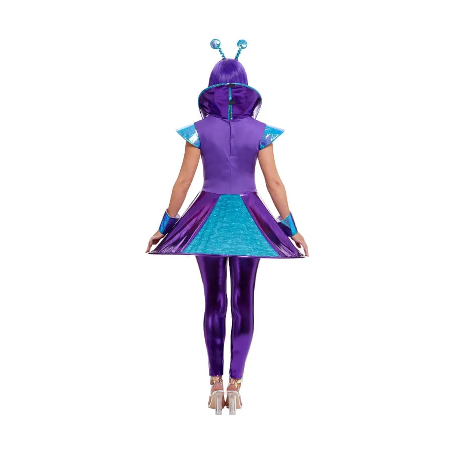 Déguisement de reine Alien pour femme
