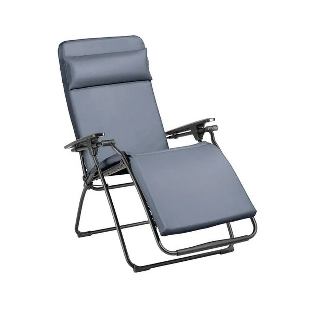 Fauteuil de relaxation gris pliable anti-feu m2