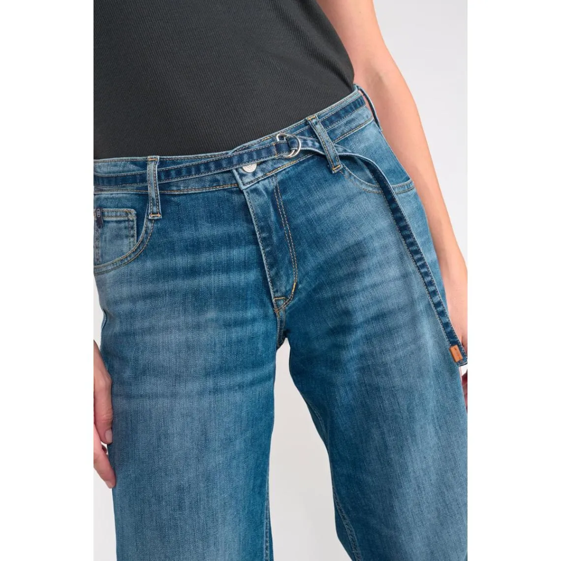 Jeans flare, très évasé , longueur 34 bleu Noémie | 3 Suisses