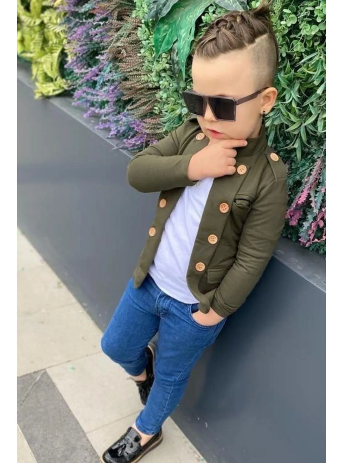 Khaki - Boys` Suit