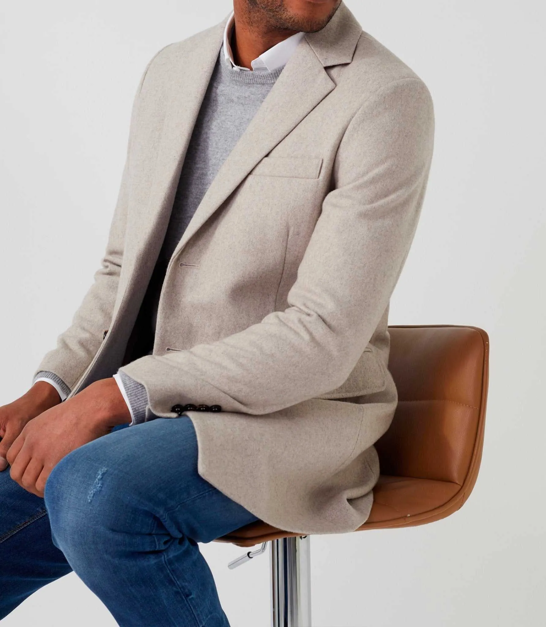 Manteau ville beige 