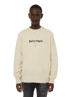 PALM ANGELS  Pull oversize - Blanc