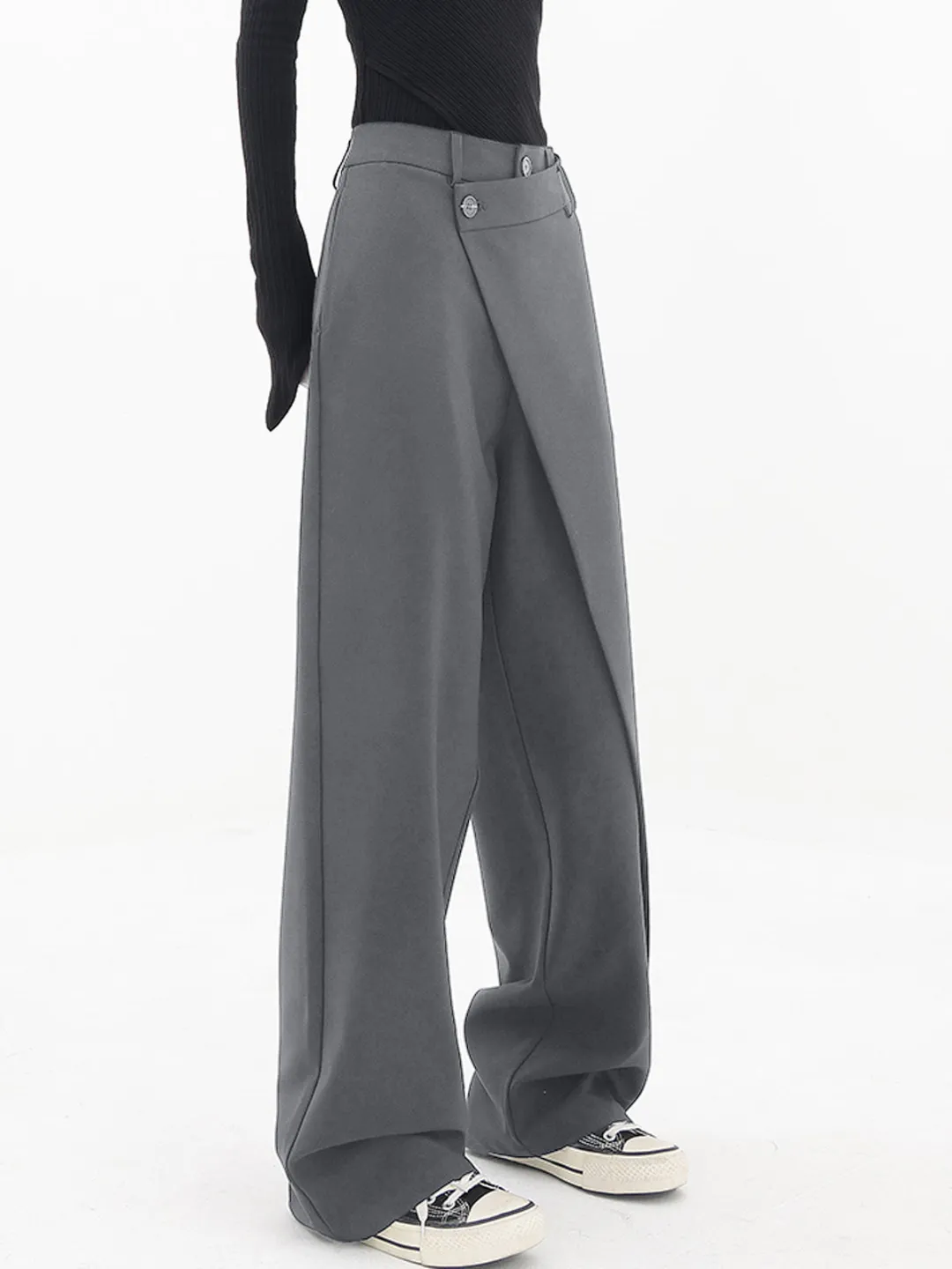 Pantalon baggy asymétrique