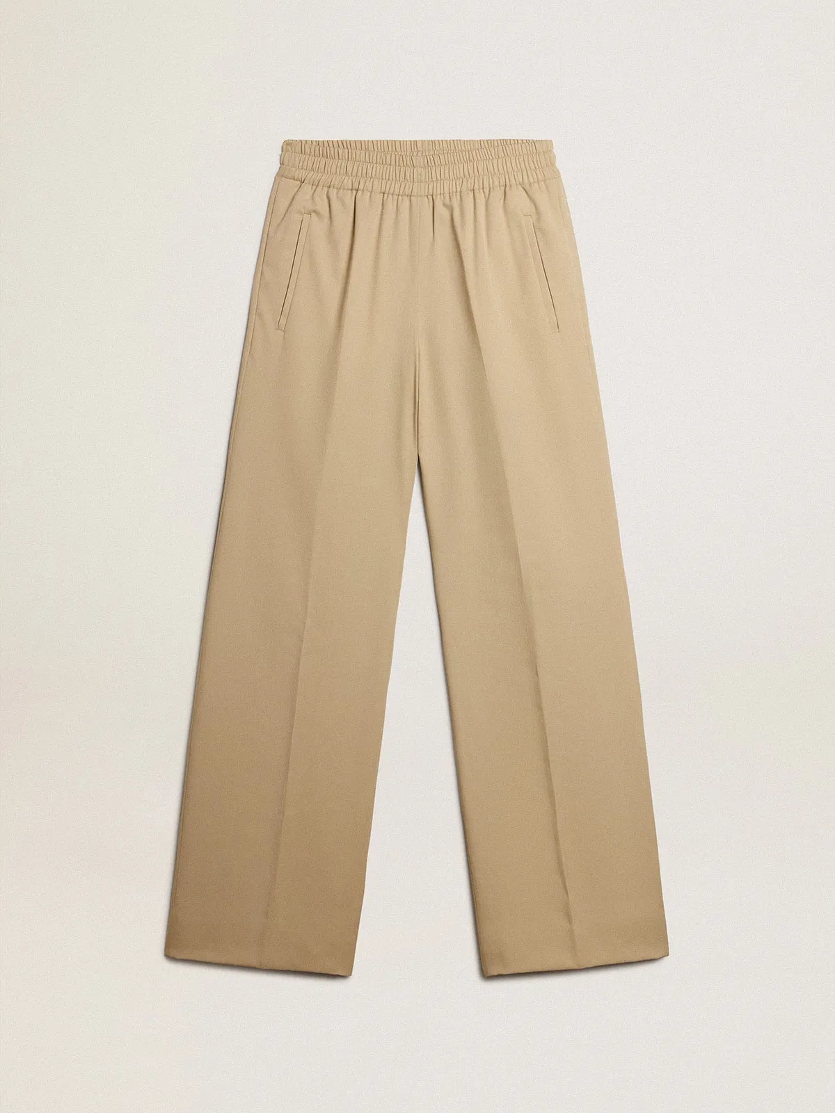 Pantalon de jogging couleur sable pour femme | Golden Goose