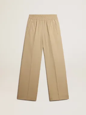 Pantalon de jogging couleur sable pour femme | Golden Goose