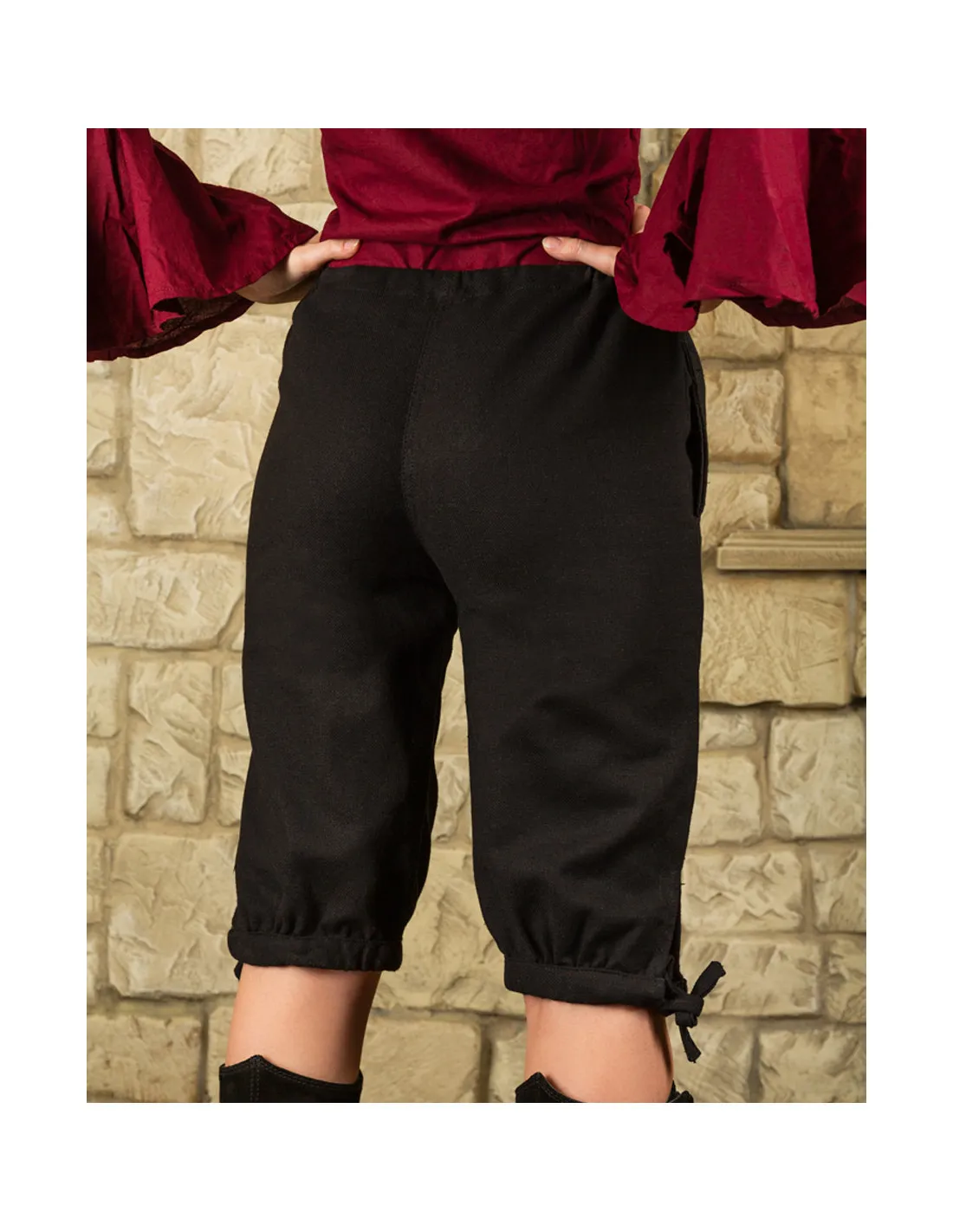Pantalon Viking modèle Kilian, couleur noir ⚔️ Boutique Épées