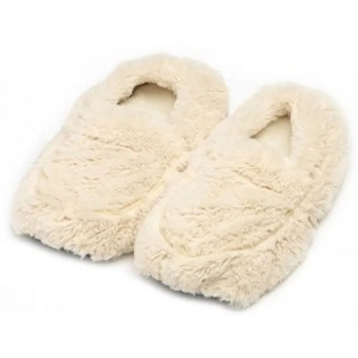 Pantoufles chauffantes, beige, M | MarketOnWeb