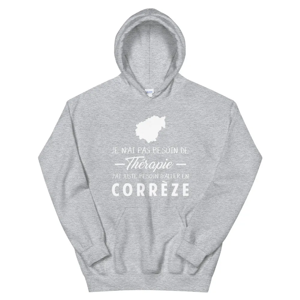 Pas besoin de Thérapie Corrèze  - Sweatshirt à capuche