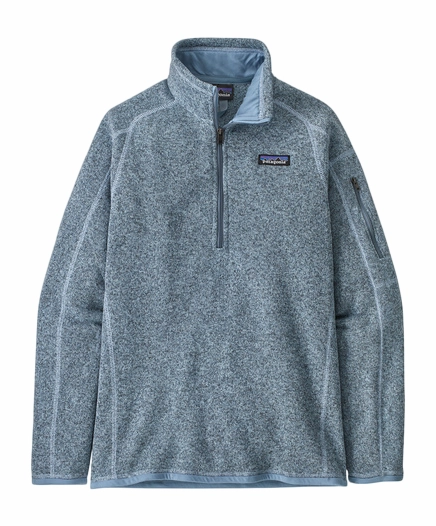 Pull Patagonia Femme Better Sweater 1/4 Zip Steam Blue