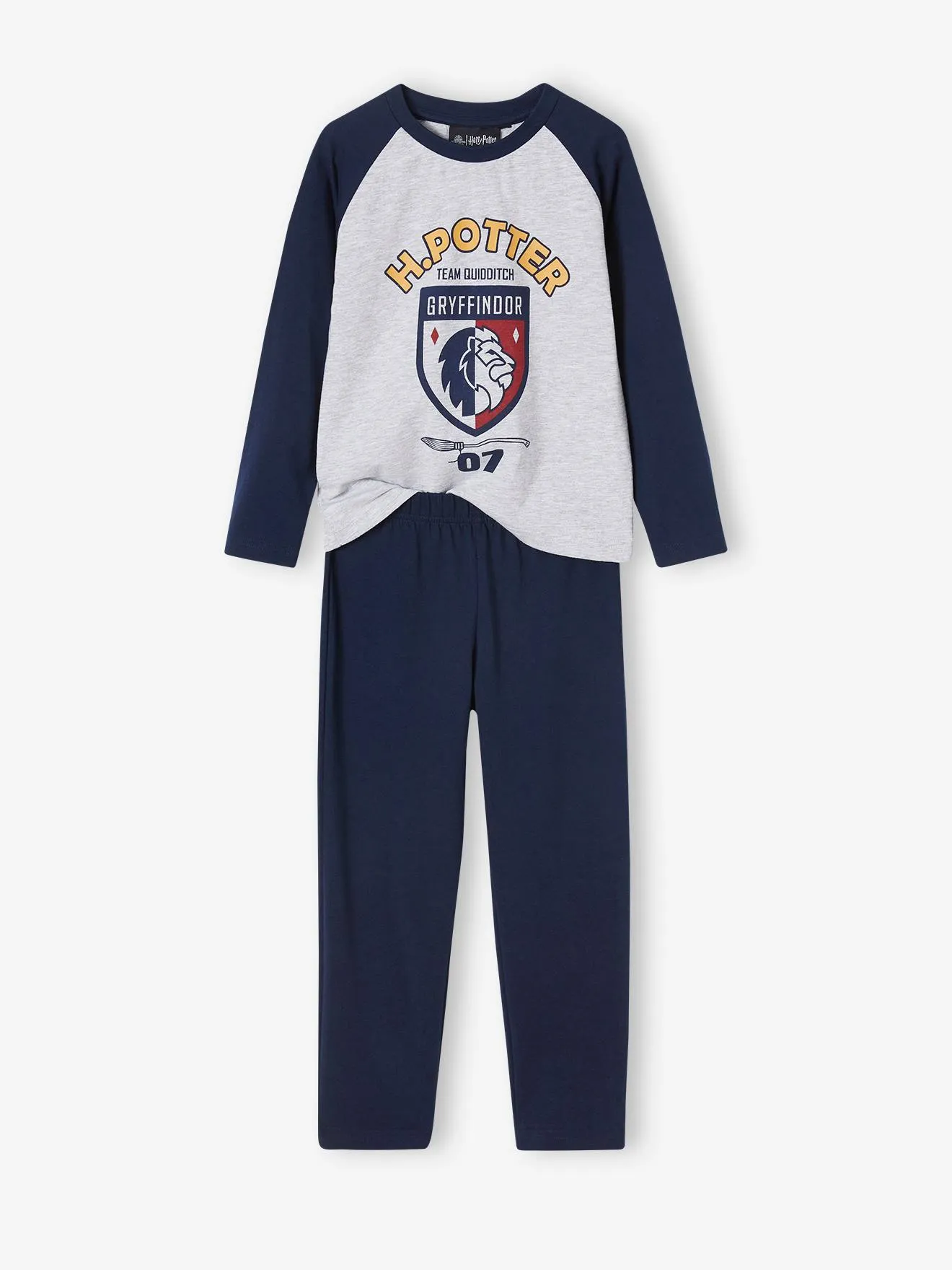 Pyjama garçon Harry Potter® gris chiné/marine - Harry Potter