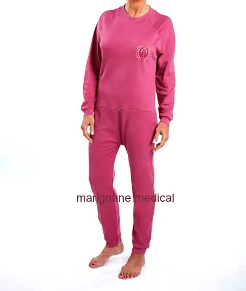 Pyjama-Grenouillère mixte pour incontinence