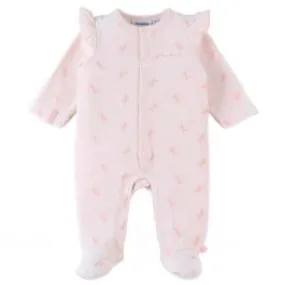 Pyjama Louli velours rose clair (6m) - Popsie, Gigi & Louli