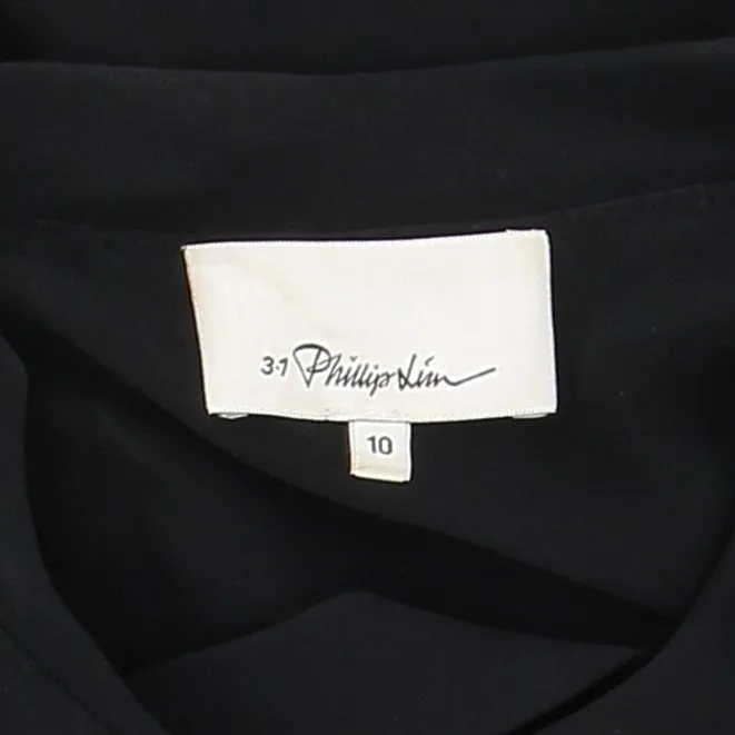 Robe en soie noire