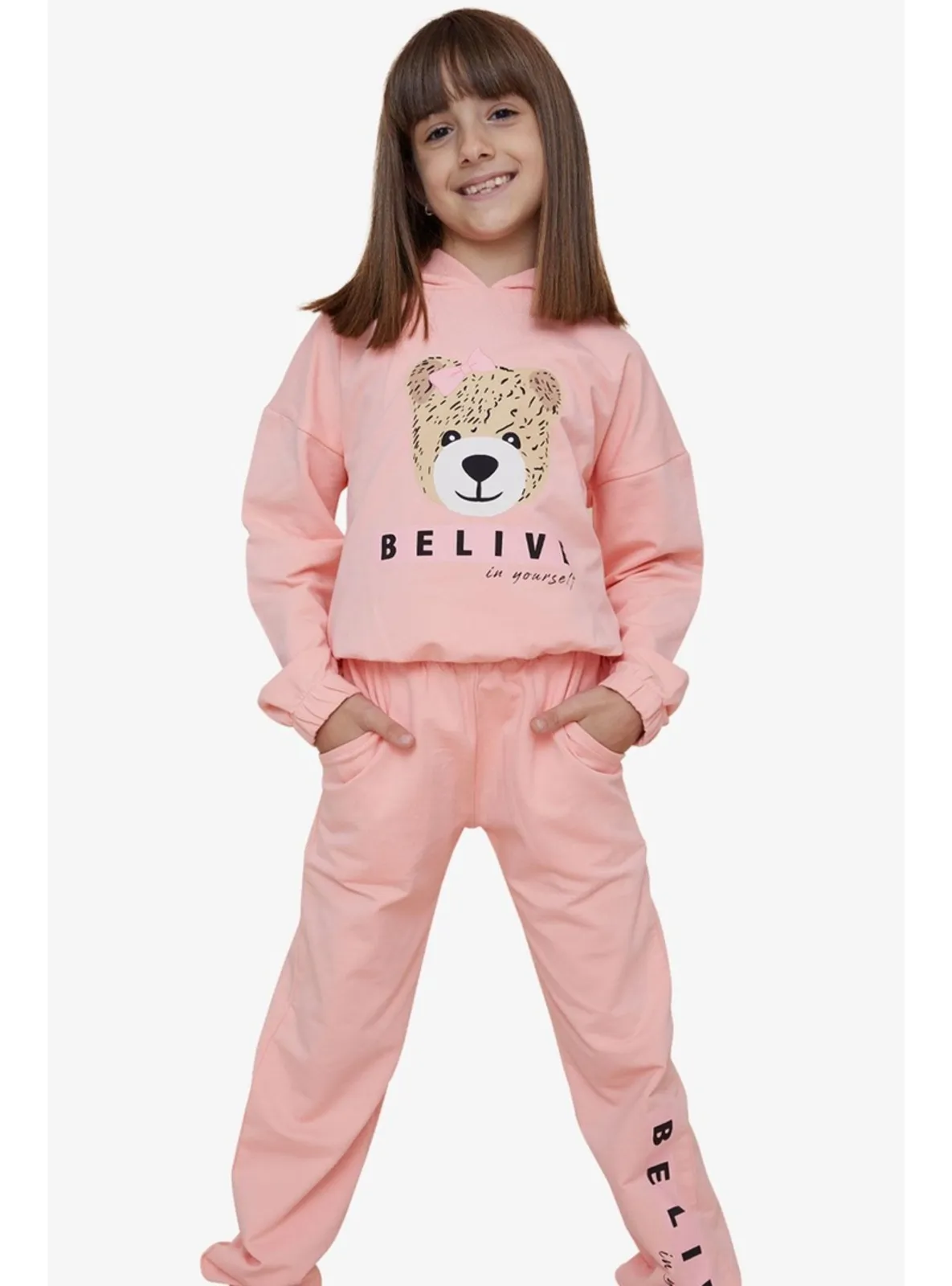 Salmon - Girls` Suit