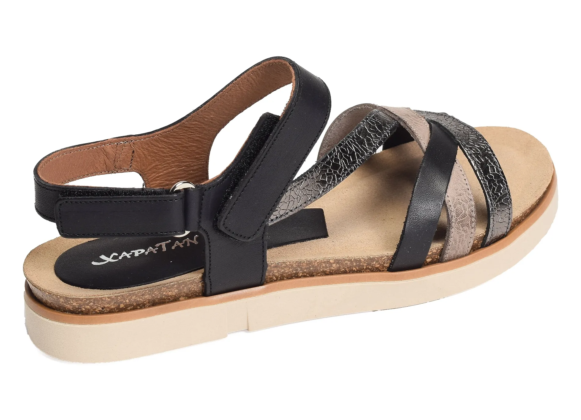 sandales et nu-pieds Xapatan  1633 noir 