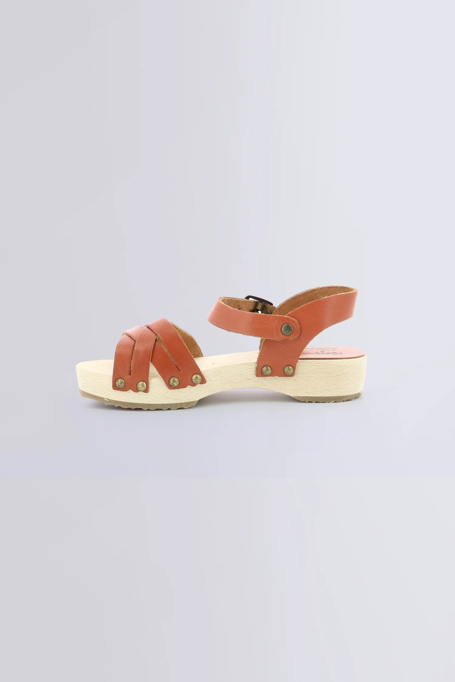 Sandales pour fille Solar camel et rouge brique - Chaussures fille - Kickers © Officiel