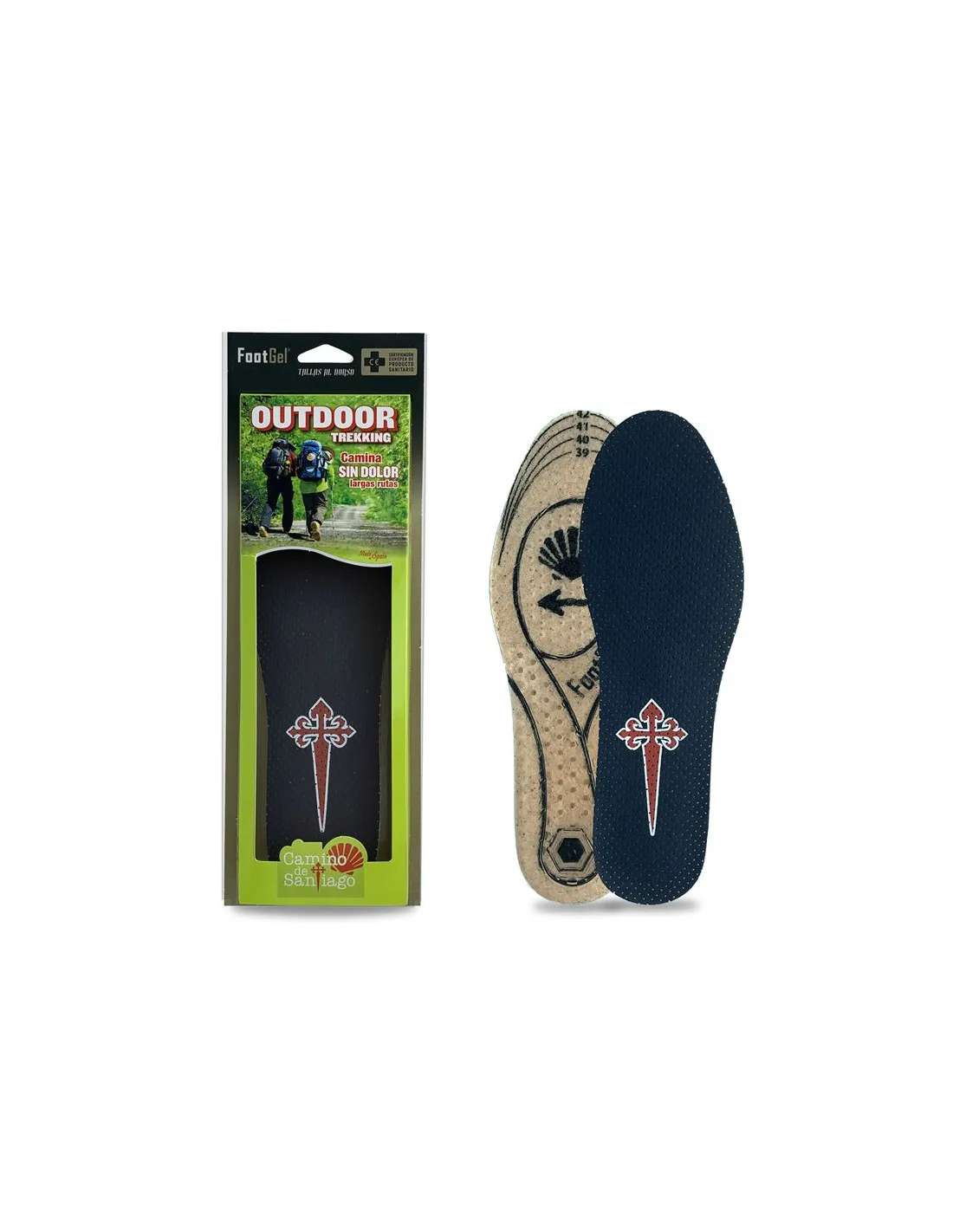 Semelle Footgel Camino de Santiago 43-47