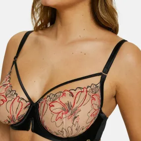 Soutien-gorge plongeant avec armatures - Noir | 3 Suisses