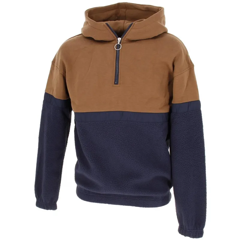 Sweat polaire à capuche lodge bleu homme - Columbia | wimod