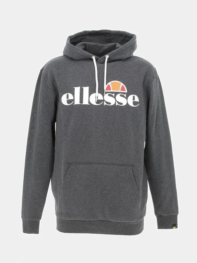 Sweat à capuche gottero gris anthracite homme - Ellesse | wimod