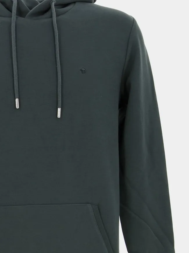 Sweat à capuche uni steele kaki homme - Benson & Cherry | wimod