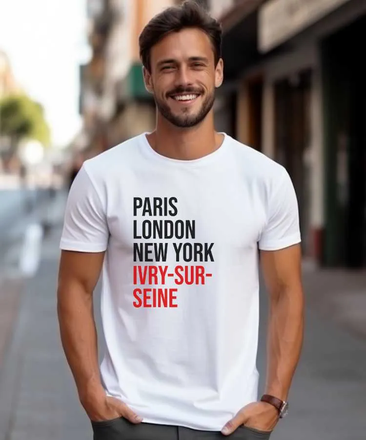 T-Shirt Paris London New York Ivry-sur-Seine