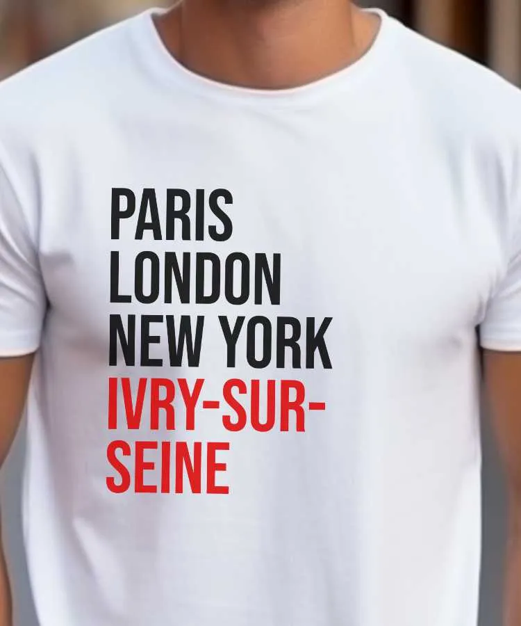 T-Shirt Paris London New York Ivry-sur-Seine