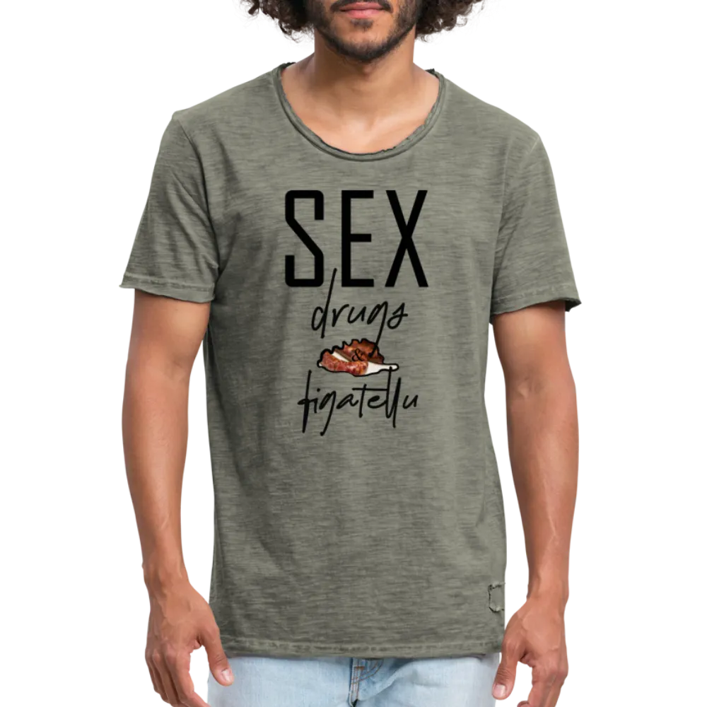 T-Shirts Vintages Sex Drugs & Figatellu