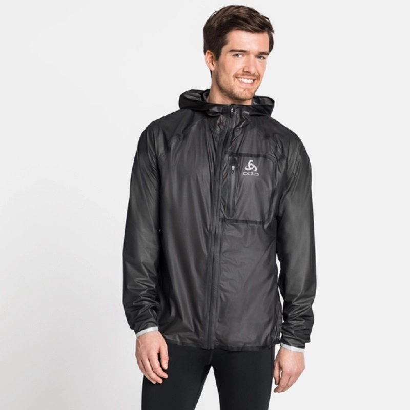 Veste Odlo Men Zeroweight Dual Dry Waterproof Black